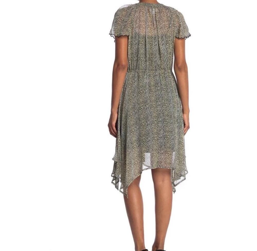 Velvet By Graham & Spencer Leopard Print Dress Size L Large